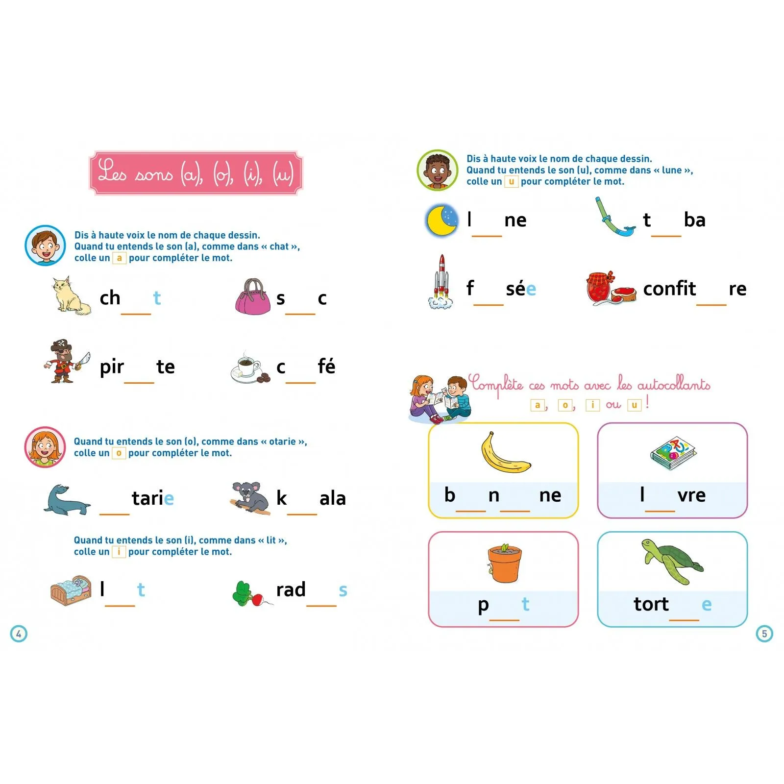 Hachette Sami et Julie - Méthode de lecture - Je lis mes premiers mots – vue 2 – Livres d'Activités