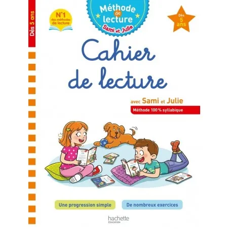 Hachette Sami et Julie - Méthode de lecture - Cahier de lecture – vue 1 – Livres d'Activités