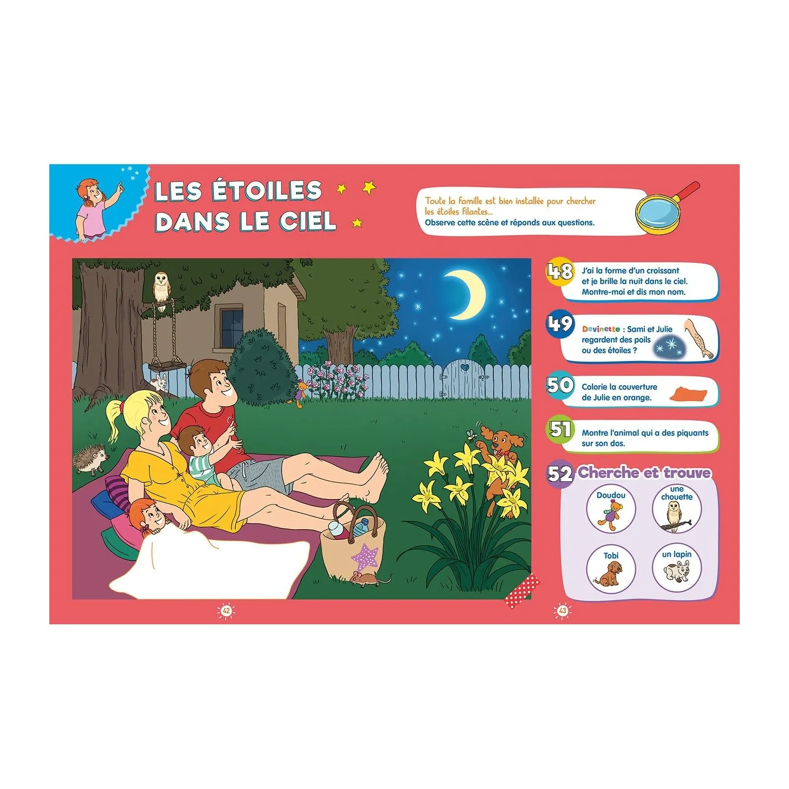 Hachette Sami et Julie - 100 jeux de vacances - 2 - 3 ans – vue 4 – Livres d'Activités