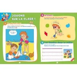 Hachette Sami et Julie - 100 jeux de vacances - 3 - 4 ans – vue 2 – Activity Books