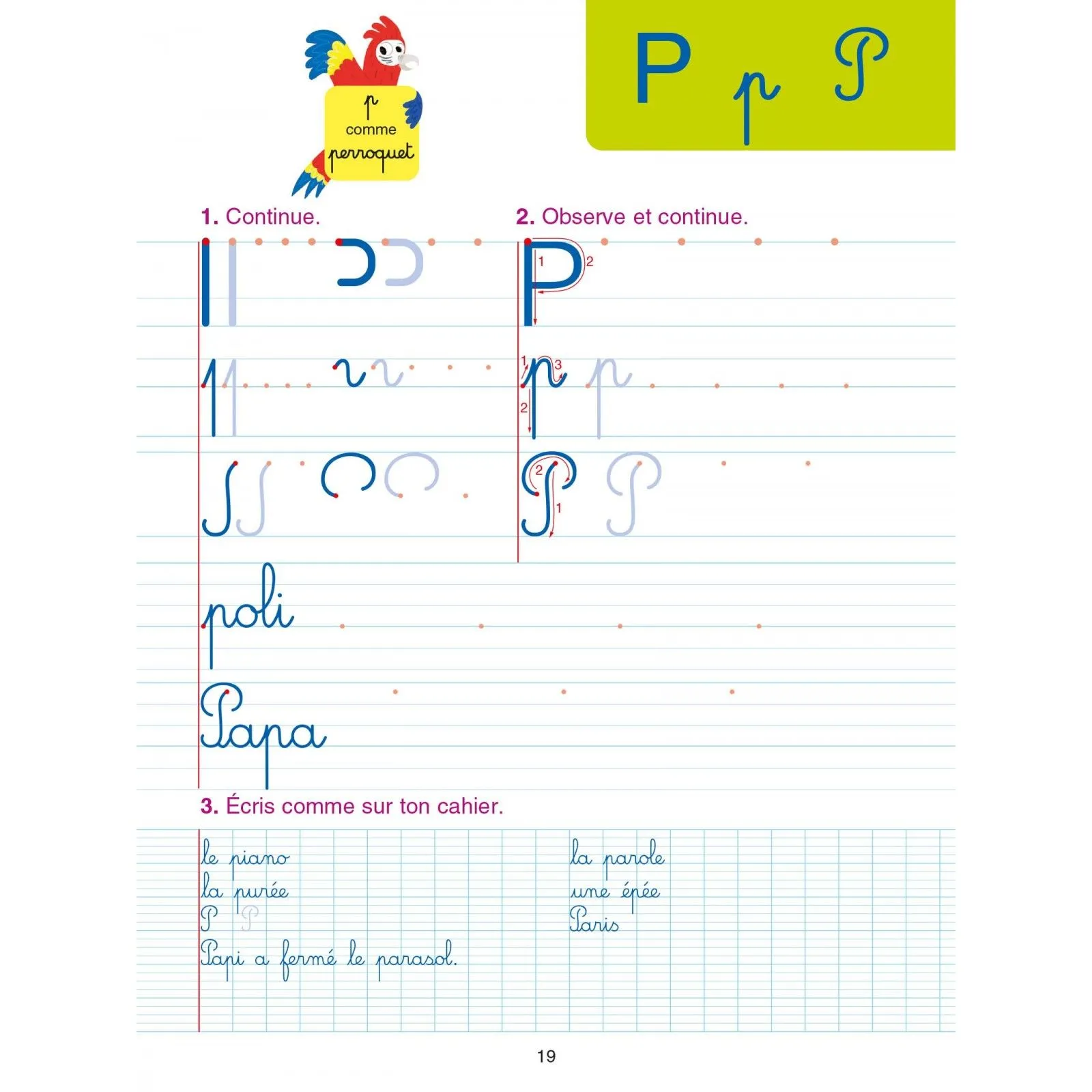Hachette Sami et Julie - Méthode de lecture - Cahier d'écriture – vue 4 – Livres d'Activités