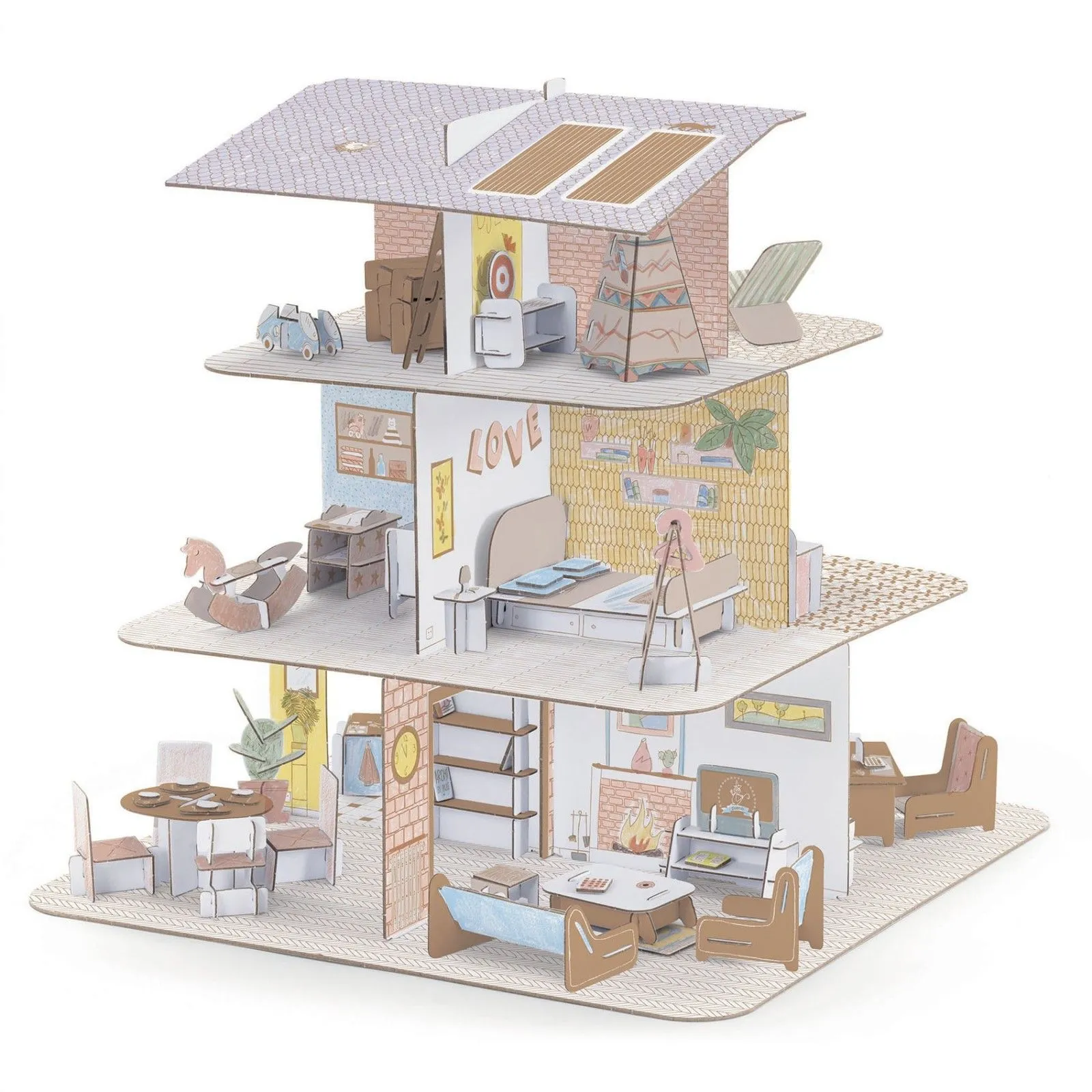 Djeco Maison de poupées – vue 2 – Kits Créatifs