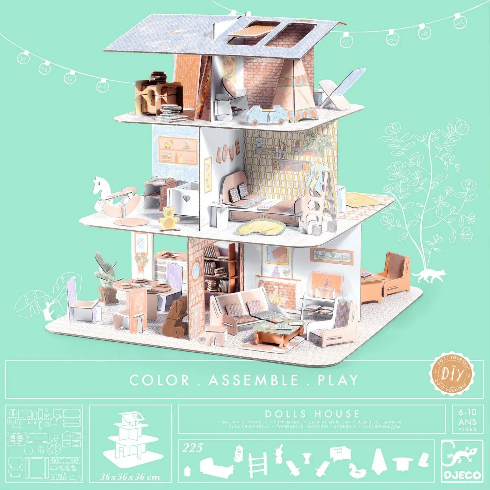 Djeco Maison de poupées – vue 4 – Kits Créatifs