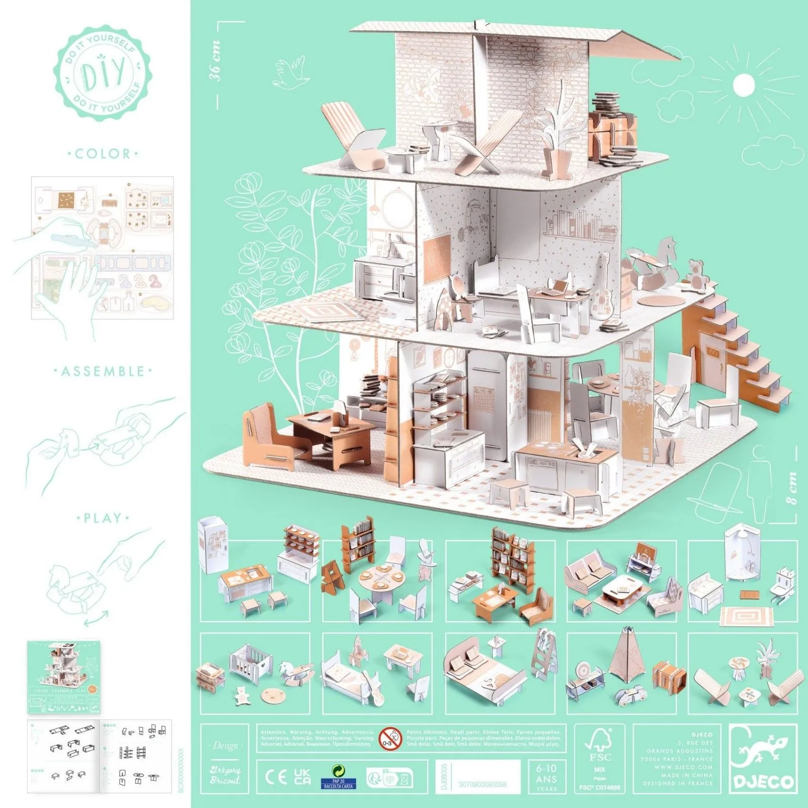 Djeco Maison de poupées – vue 5 – Kits Créatifs