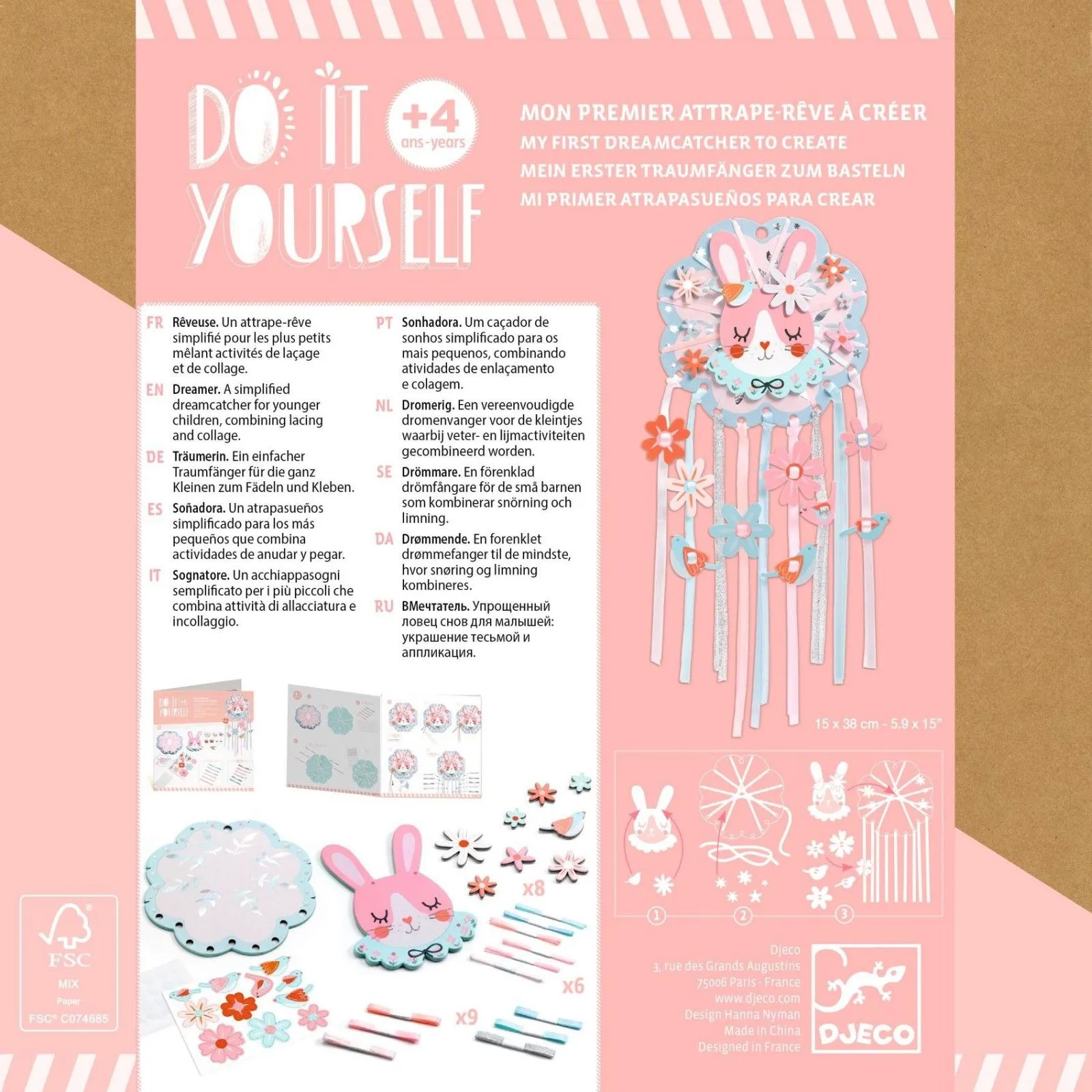 Djeco Do It Yourself - My first dreamcatcher to create - Dreamer – vue 7 – Creative Kits