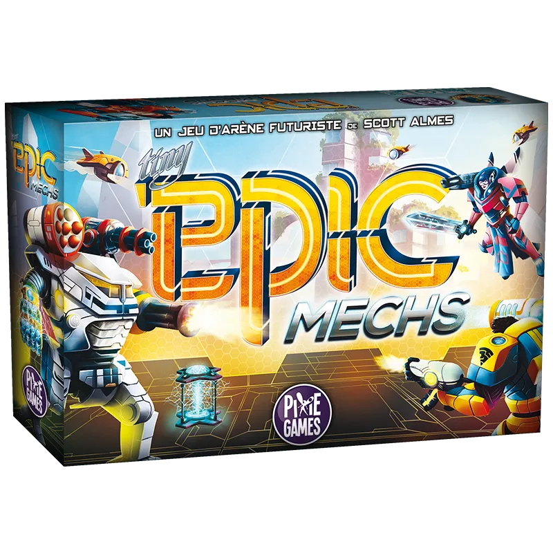 PixieGames Tiny Epic - Mechs + Cartes Correctives – vue 1 – Jeux de societe
