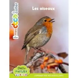 Milan Mes Docs à coller - Défis Nature Junior - Les oiseaux – vue 1 – Activity Books