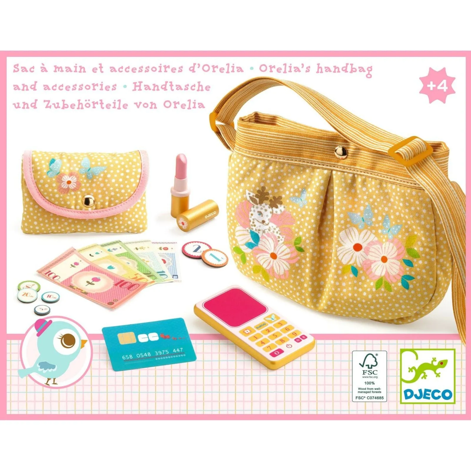 Djeco Orelia's handbag & accessories – vue 3 – Role Play