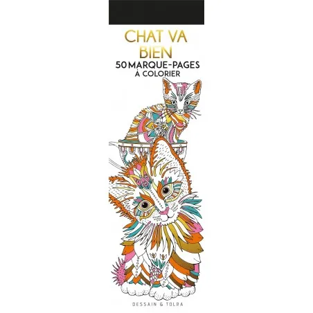  50 marque-pages - Chat va bien – vue 1 – Activity Books