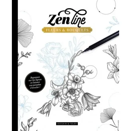  Zenline - Fleurs & bouquets – vue 1 – Activity Books