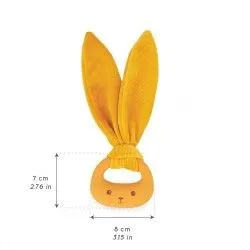 Kaloo My teething ring - ocher – vue 3 – Grab & Rattle