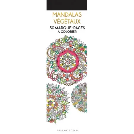  50 marque-pages - Mandalas végétaux – vue 1 – Activity Books