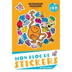 Hachette Monsieur Madame - Mon bloc de stickers et activités – vue 1 – Activity Books
