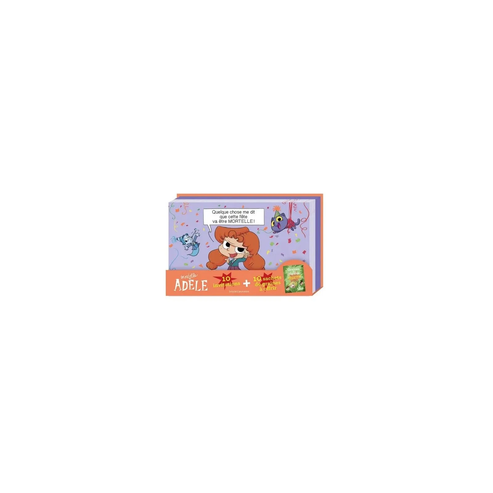 Bayard Invitations Mortelle Adèle – vue 1 – Creative Stationery