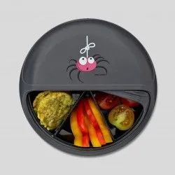 Carl Oscar SnackDISC - grey – vue 2 – Lunch box, fruit and snack