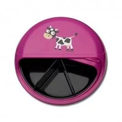 Carl Oscar SnackDISC - purple – vue 1 – Lunch box, fruit and snack