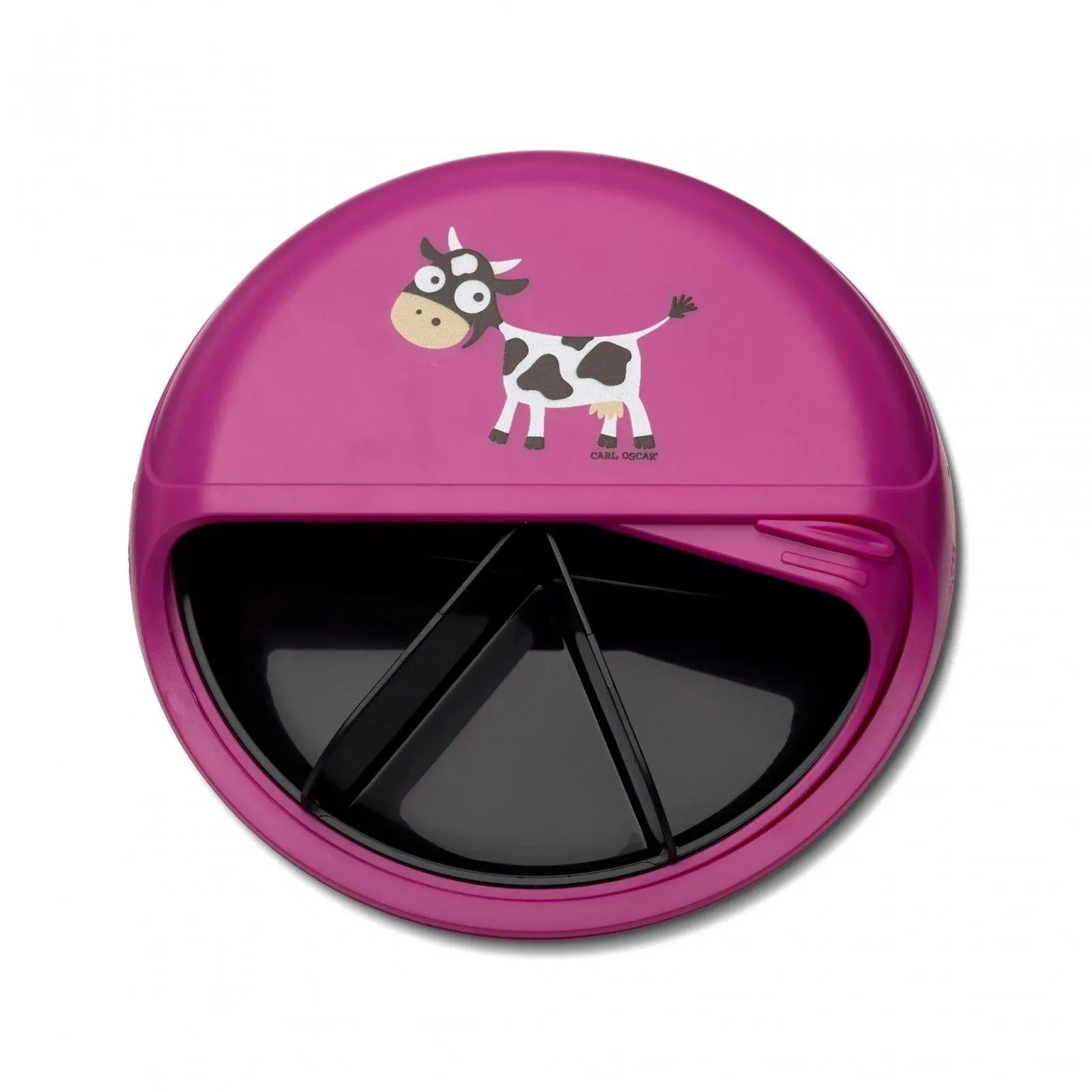 Carl Oscar SnackDISC - purple – vue 1 – Lunch box, fruit and snack
