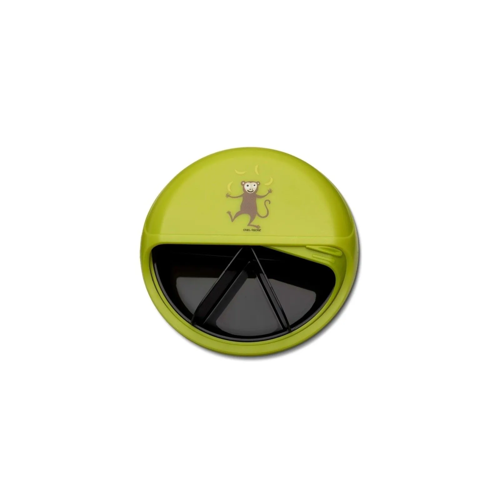 Carl Oscar SnackDISC - lime – vue 3 – Lunch box, fruit and snack