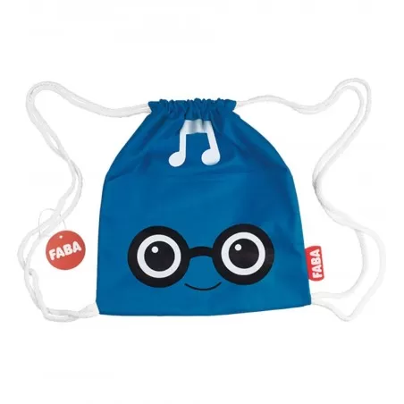 Faba Faba - Blue backpack – vue 1 – Faba