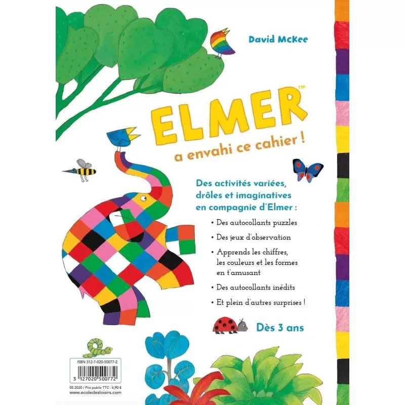 Kaleidoscope Mes activités avec Elmer – vue 2 – Activity Books