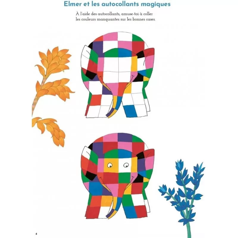 Kaleidoscope Mes activités avec Elmer – vue 3 – Activity Books
