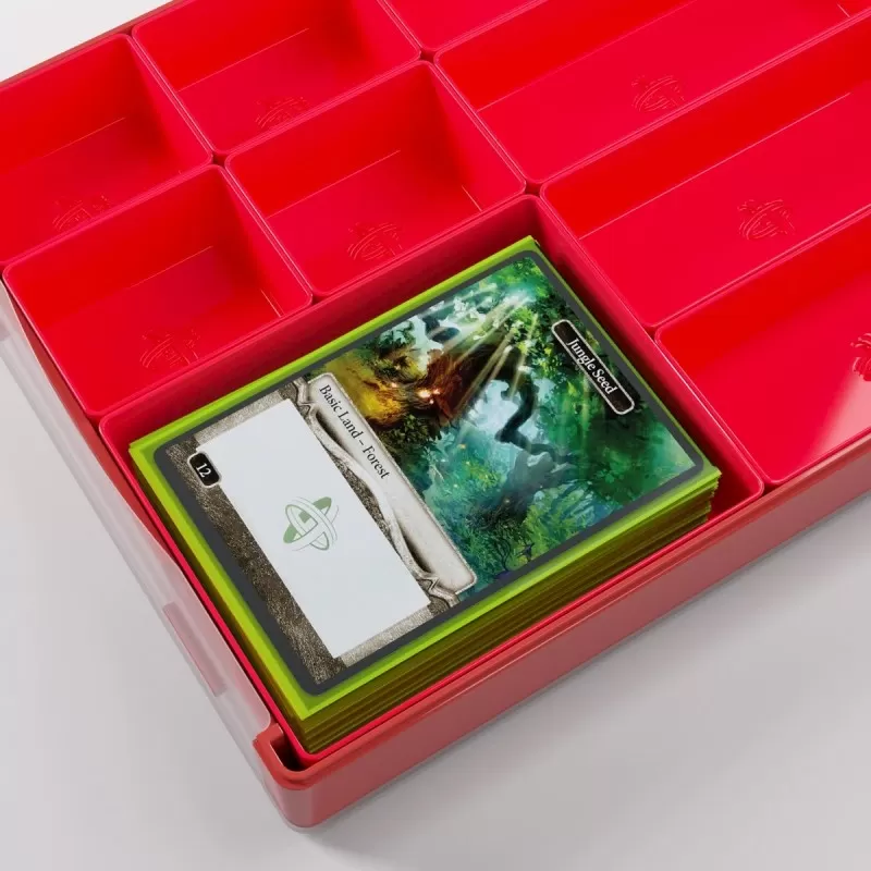 Gamegenic Gamegenic - Token Silo Convertible - rouge – vue 8 – Dés, sacs et autres accessoires