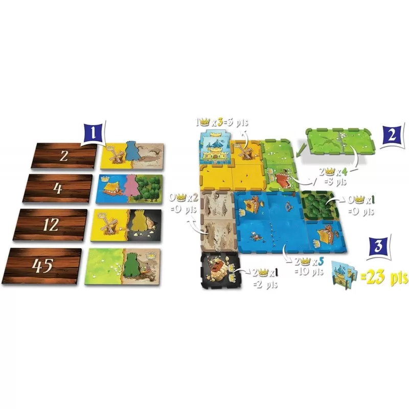 Blue Orange Kingdomino – vue 4 – Jeux de societe