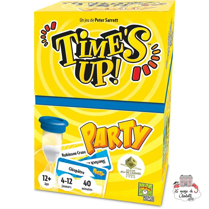 Time's Up Party - version jaune - REP-6292101 - Repos Production - Jeux de société - Le Nuage de Charlotte