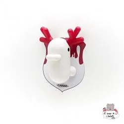 Canar Wall Banker white & red - REC-DHI0011 - Dhink - Money Box - Le Nuage de Charlotte
