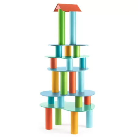 Djeco Tubulo – vue 1 – Wooden blocks and boards