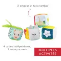 Vulli Sophie la Girafe - Multi' activities cube – vue 3 – Grab & Rattle