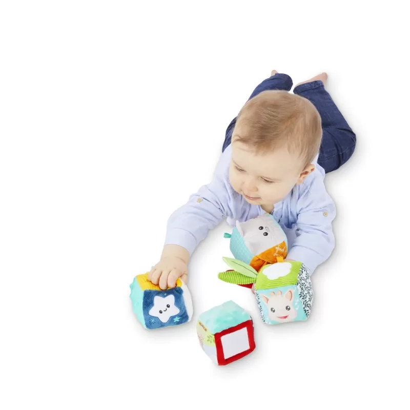 Vulli Sophie la Girafe - Multi' activities cube – vue 5 – Grab & Rattle