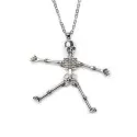 Great Pretenders Spooky Scary Skeleton Necklace – vue 2 – Jewelry