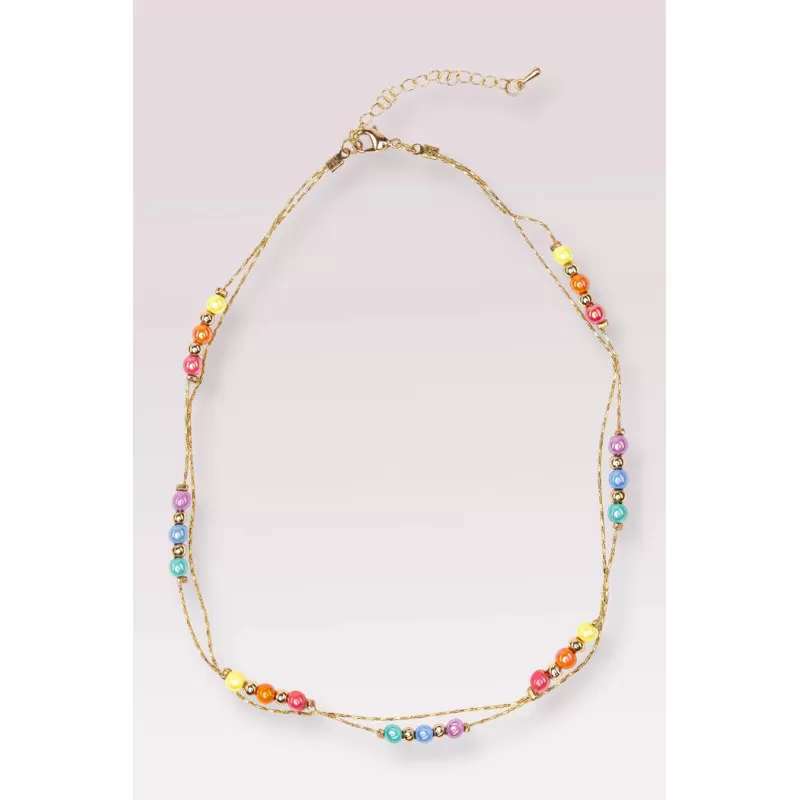 Great Pretenders Collier arc-en-ciel doré – vue 1 – Bijoux