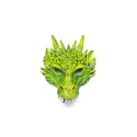 Great Pretenders Masque de dragon vert – vue 2 – Déguisements