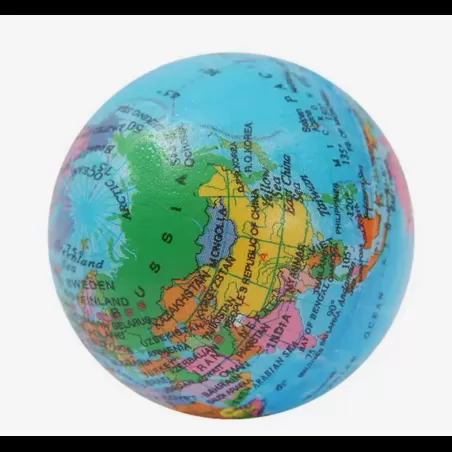 Les Jouets d'Antoine Balle mousse - Mappemonde – vue 1 – Autres Jeux d'Adresse