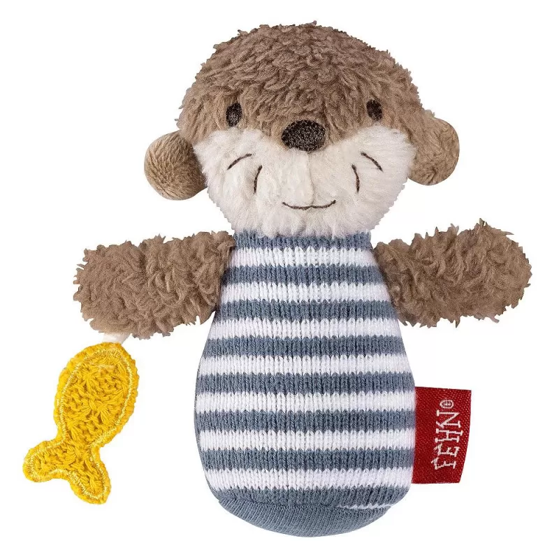 Fehn Mini rattler otter – vue 1 – Grab & Rattle