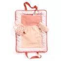 Djeco Poméa - Sac à langer Pink Peak – vue 1 – Accessoires pour poupées
