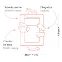 Djeco Poméa - Sac à langer Pink Peak – vue 5 – Accessoires pour poupées