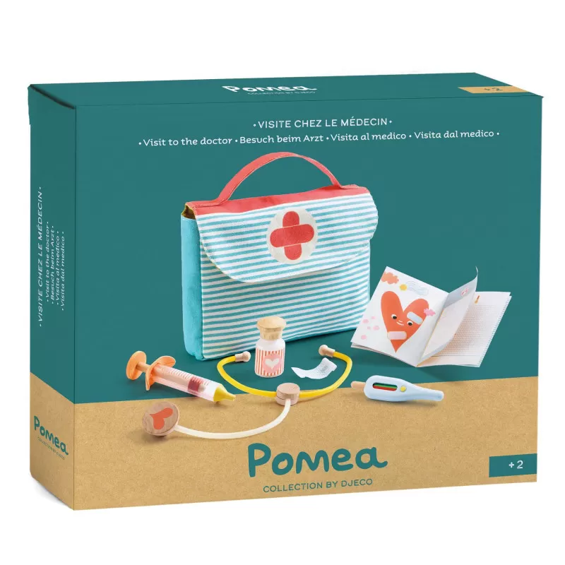 Djeco Poméa - Visit to the doctor – vue 2 – Doll Accessories