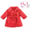 Corolle Trench rouge pour poupée "ma Corolle" – vue 3 – Vêtements poupées Corolle