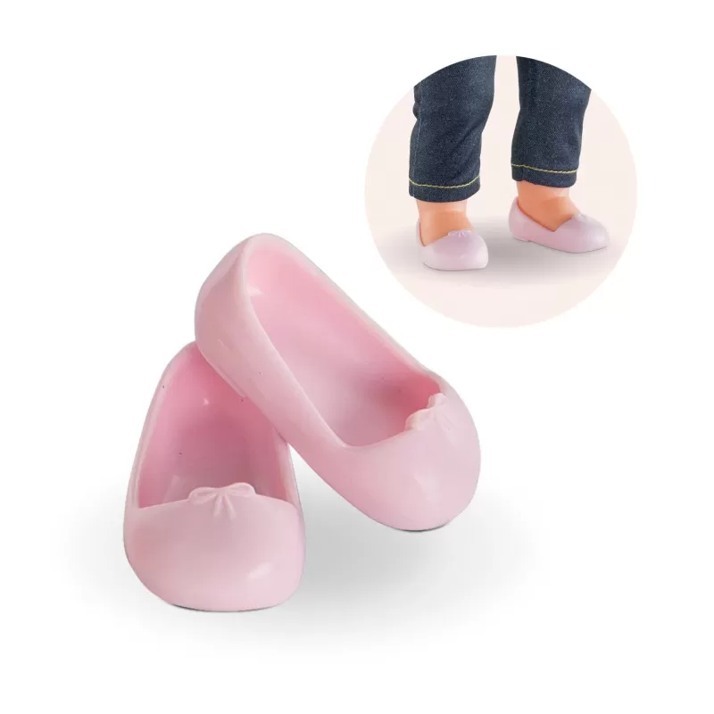 Corolle Pink Ballerinas for "ma Corolle" Doll – vue 1 – Corolle Doll Clothes