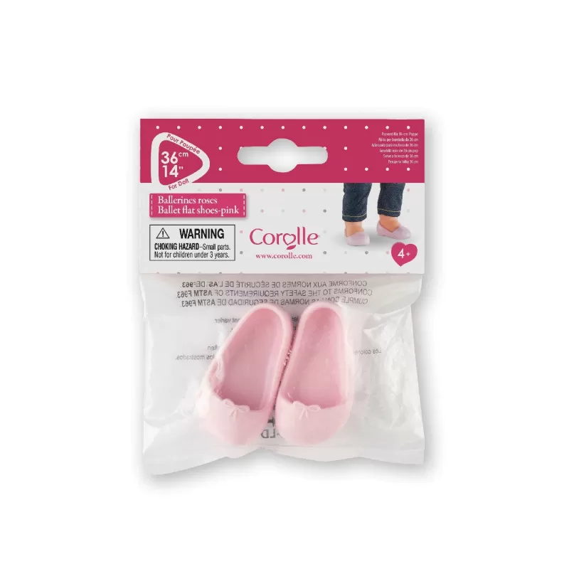 Corolle Pink Ballerinas for "ma Corolle" Doll – vue 5 – Corolle Doll Clothes