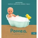 Djeco Poméa - Bathtub – vue 3 – Doll Accessories