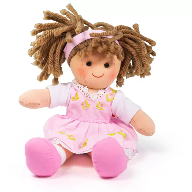 Bigjigs Rose Doll (small) – vue 2 – Bigjigs