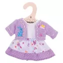 Bigjigs Lilac Dress and Cardigan – vue 1 – Bigjigs Doll Clothes