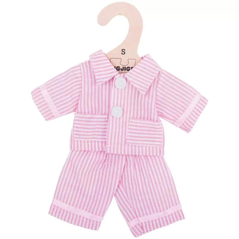 Bigjigs Pink Pyjamas – vue 1 – Bigjigs Doll Clothes