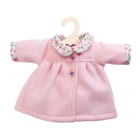 Maillot De Bain Rose Pour Poupée 28-35 Cm – Tenue Avec Cintre, Pois Blancs