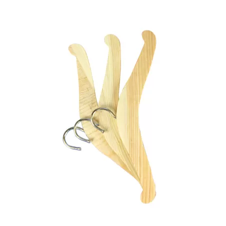 Heless Cintres en bois, 3 pièces – vue 1 – Vêtements Heless