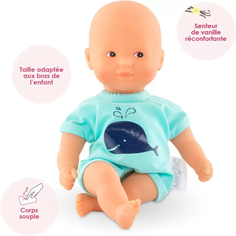 Corolle Mini bain bleu – vue 2 – Poupées Corolle